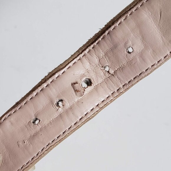 New VINCE CAMUTO Leather Suede Platform Sandal Ankle Strap Snakeskin Pumps Heels - Picture 10 of 10